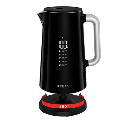 Smart Temp Digital Kettle – Black, Precise Temperature Control