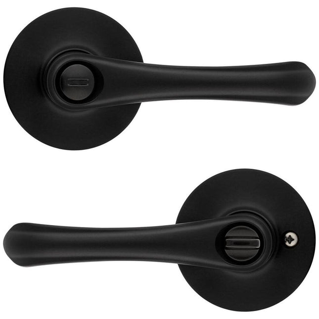 Grapevine Privacy Lever Door Handle Set for Bathroom and Bedroom