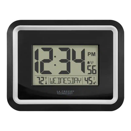 BBB84022 Atomic Digital Clock with Temperature & Humidity Smart Weather Display