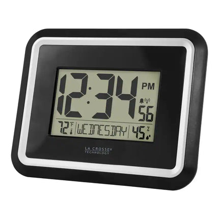 BBB84022 Atomic Digital Clock with Temperature & Humidity Smart Weather Display