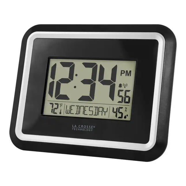 BBB84022 Atomic Digital Clock with Temperature & Humidity Smart Weather Display