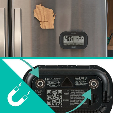 Wireless Kitchen Thermometer with Indoor Display – Easy Cooking Monitor
