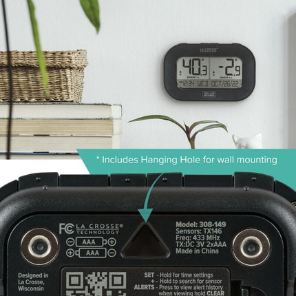 Wireless Kitchen Thermometer with Indoor Display – Easy Cooking Monitor