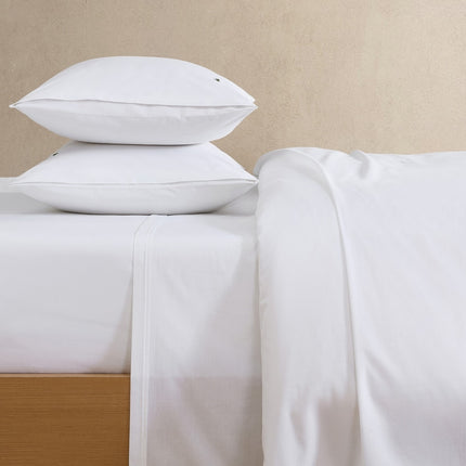 Percale 100% Cotton 4-Piece Sheet Set – Crisp Solid Bedding
