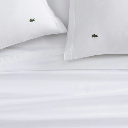 Percale 100% Cotton 4-Piece Sheet Set – Crisp Solid Bedding