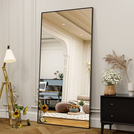 Large Full Length Standing Mirror Wall Decor for Hanging and Floor Use