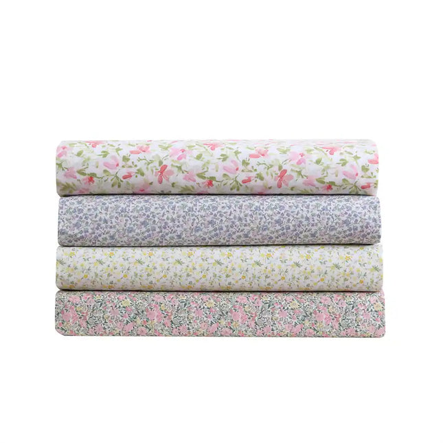 Soft Cotton Percale Sheet Set – Breathable, Deep-Pocket Bedding