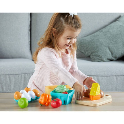 New Sprouts Fresh Market Set Multi Pretend Play Food Grocery Toy Set