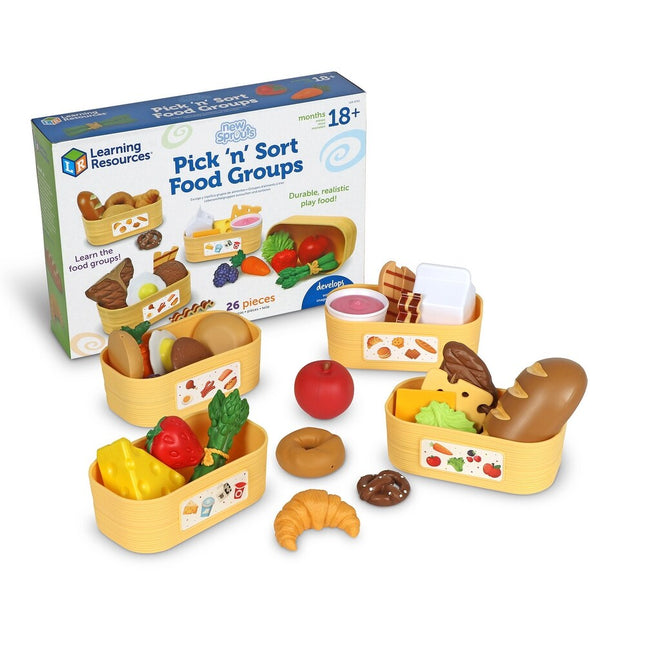 New Sprouts Pick ’n’ Sort Food Groups Play Food Sorting Set for Kids