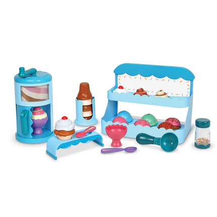 Swirly Scoops Ice Cream Shoppe Multi Color Playset for Kids Pretend Play