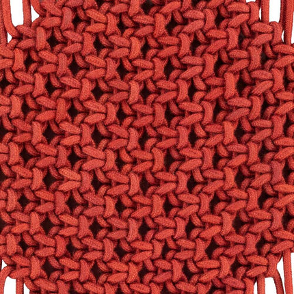 Linsey Burgundy Diamond Macrame Wall Hanging – Boho Decor 40”H x 14”W