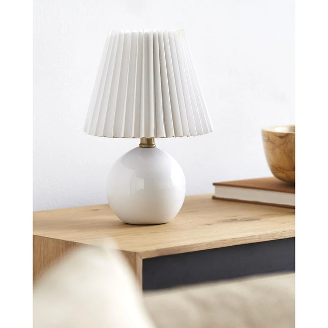 Ferez Modern Contemporary Accent Table Lamp 12"H x 8"W x 8"D Stylish Light