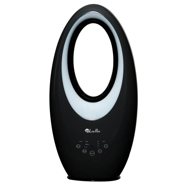 Bladeless Air Circulator Fan Oscillating with Filter Auto Dust Removal