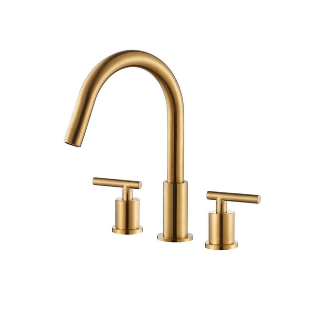 Lodosa Widespread Bathroom Sink Faucet Basin Mixer Tap Modern Chrome Faucet