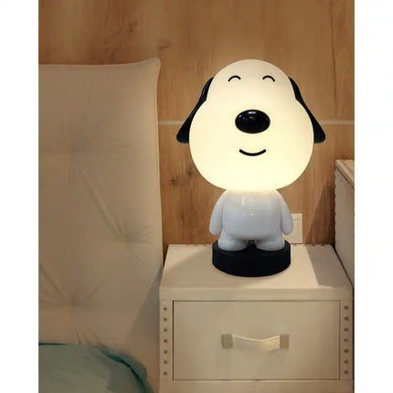 Kids Table Lamp Doggy Night Light Pedestal LED Bedside Children Lamp