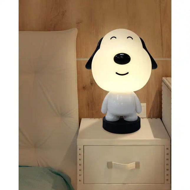 Kids Table Lamp Doggy Night Light Pedestal LED Bedside Children Lamp
