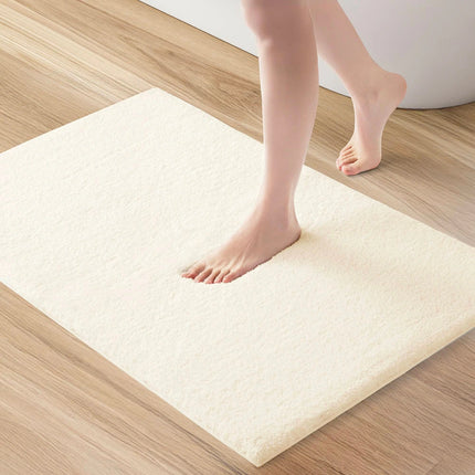 Plush Marshmallow Bath Rug – Comfortable Bathroom Accent