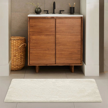 Plush Marshmallow Bath Rug – Comfortable Bathroom Accent