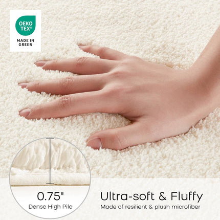 Plush Marshmallow Bath Rug – Comfortable Bathroom Accent
