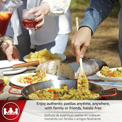Carbon Steel Paella Pan – Durable Traditional Spanish Cookware