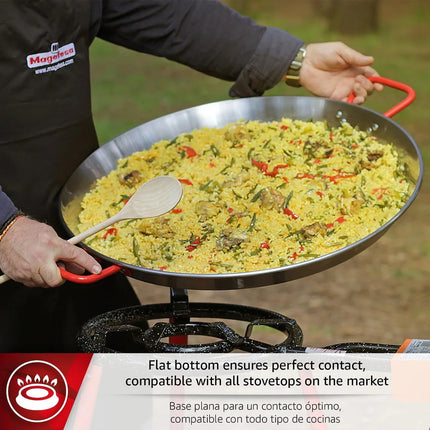 Carbon Steel Paella Pan – Durable Traditional Spanish Cookware