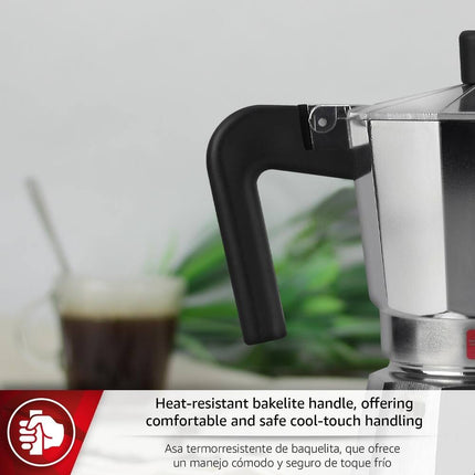 Kenia Aluminum Stovetop Espresso Maker – Classic & Durable Design