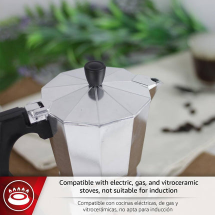 Kenia Aluminum Stovetop Espresso Maker – Classic & Durable Design