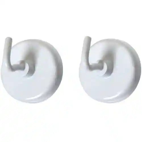 2-Pack Magnetic Hooks by Master Magnetics 07291 – White