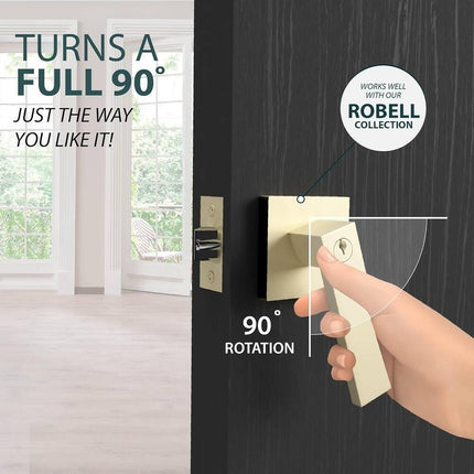 Mega Handles 2-Way Adjustable Door Latch – Universal Half Moon Spindles