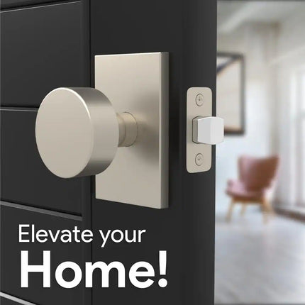 Modern Mega Handles LAURA Keyless Round Door Knob Passage Hall Closet