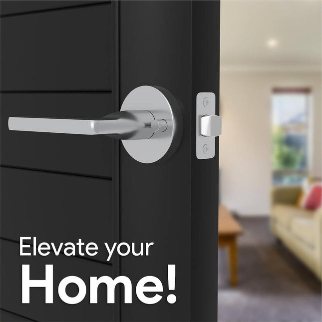 Mega Handles RALPH Privacy Door Handle for Bathroom and Hallway