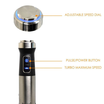 4-in-1 Immersion Hand Blender with Multi-Use Accessories Kitchen Tool