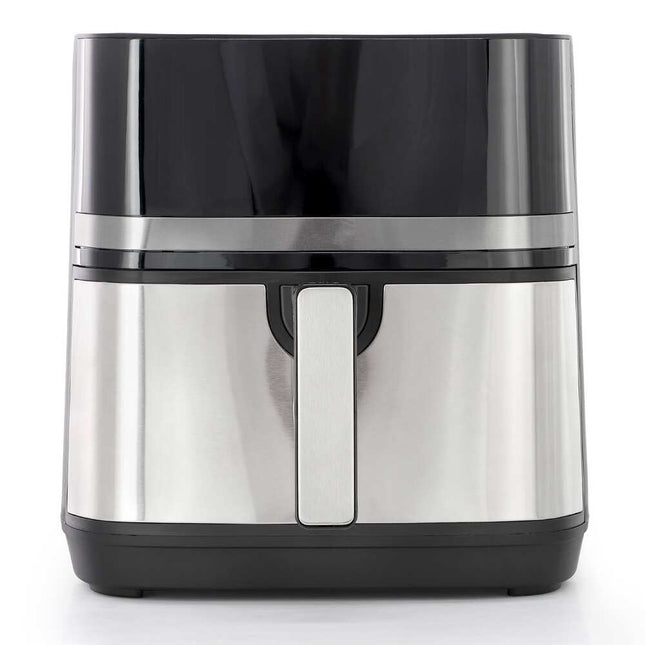 8.5 Quart Air Fryer Bundle Black Stainless Steel Includes 125 Paper Liners Set