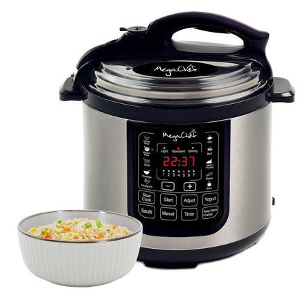 8Qt Digital Countertop Pressure Cooker Multi Cooker Programmable Stainless Steel