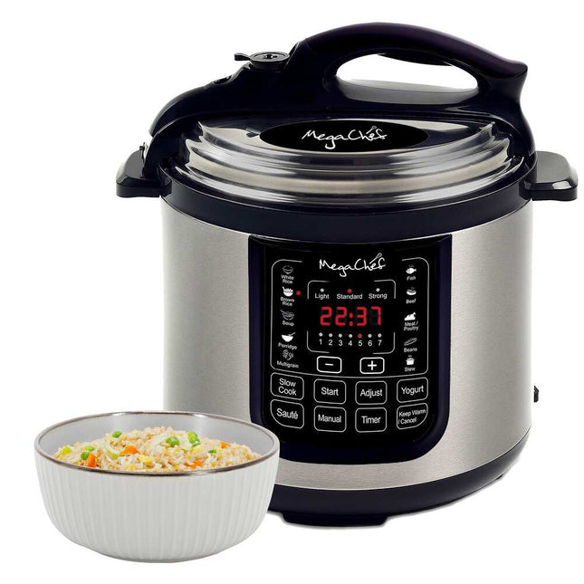8Qt Digital Countertop Pressure Cooker Multi Cooker Programmable Stainless Steel