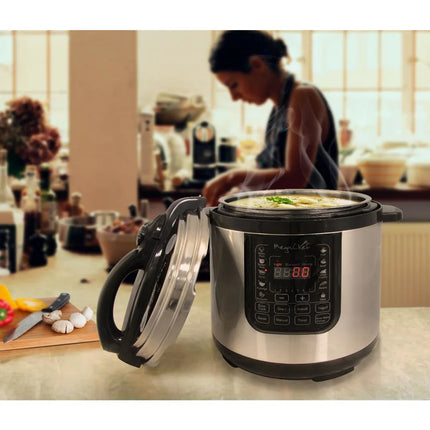 8 Quart Electric Pressure Cooker 13 Preset Cooking Functions Multi Use