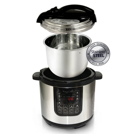 8 Quart Electric Pressure Cooker 13 Preset Cooking Functions Multi Use