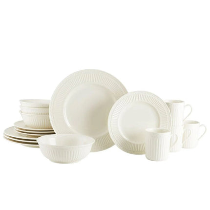 16-Piece Italian Countryside Dinnerware Set – Plates & Bowls