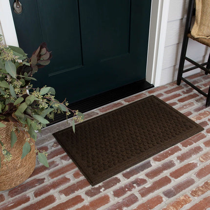 Dots Impressions All Weather Recycled Rubber Door Mat for Outdoor Use