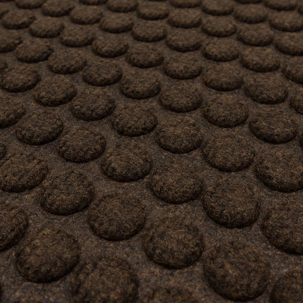 Dots Impressions All Weather Recycled Rubber Door Mat for Outdoor Use