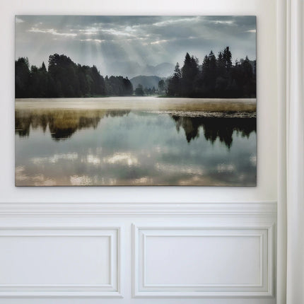 Morning Bliss I Gallery Wrapped Canvas Wall Art Nature Home Decor