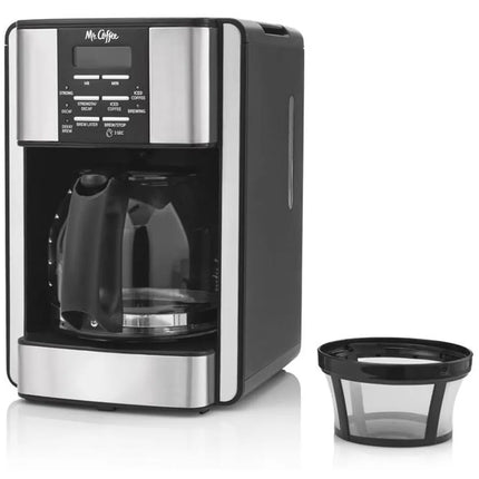 12 Cup Black Coffee Maker Drip Coffee Machine for Home and Office