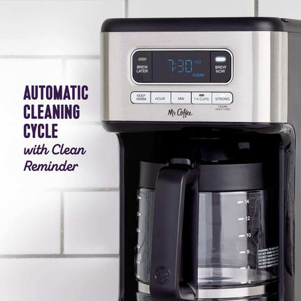14-Cup Programmable Coffee Maker with Digital Controls & Auto Brew Timer