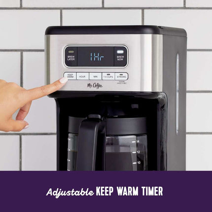 14-Cup Programmable Coffee Maker with Digital Controls & Auto Brew Timer