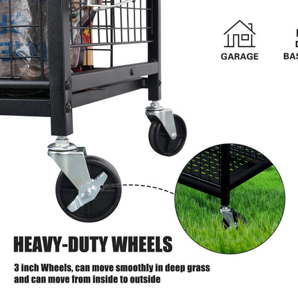 Garden Steel Tools Storage Organizer – Garden Tool Holder Rack