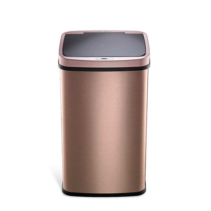 Gold Rectangular Motion Sensor Trash Can – 13.2 Gal / 50 L