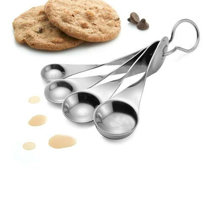 Twist Measuring Spoons Set with Adjustable Design for Accurate Measuring