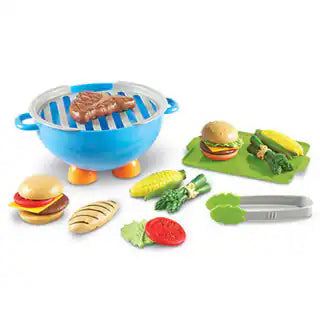 New Sprouts Grill It Pretend Play BBQ Set with Food Accessories