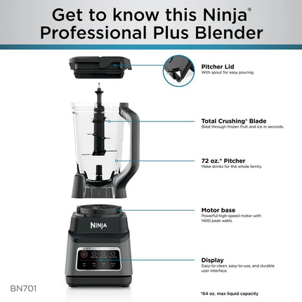 Professional Plus Blender BN701 Auto-iQ with High Performance System