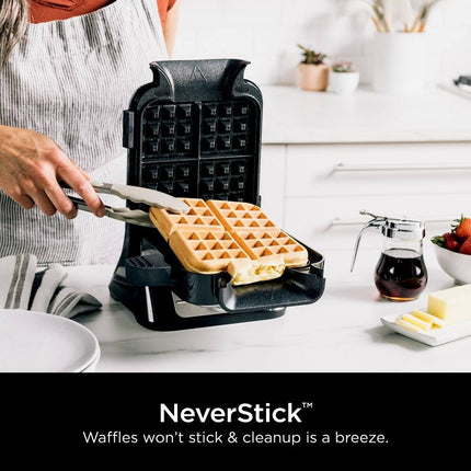 BW1001 NeverStick PRO Belgian Waffle Maker Nonstick Easy Clean Iron